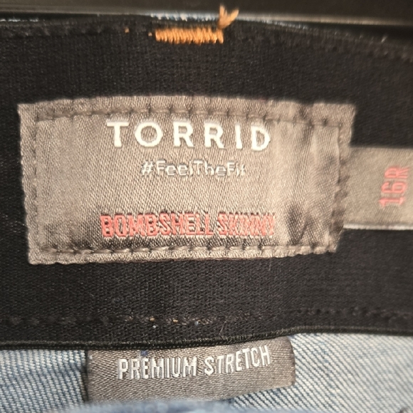 Torrid Blue Distressed Boyfriend Jeans - Picture 4 of 13